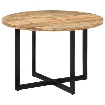 Esstisch aus massivem Mangoholz, 110 x 75 cm von , Küchen- und Esstische - Ref: Foro24-338479, Preis: 229,36 €, Rabatt: %