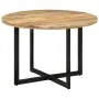 Solid mango wood dining table 110x75 cm by , Kitchen and dining tables - Ref: Foro24-338479, Price: 234,64 €, Discount: %