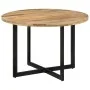 Mesa de comedor madera maciza de mango 110x75 cm de , Mesas de cocina y de comedor - Ref: Foro24-338479, Precio: 234,64 €, De...