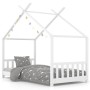 Children's bed frame solid white pine wood 70x140 cm by vidaXL, Cribs and beds for children - Ref: Foro24-283367, Price: 157,...