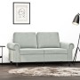 2 seater light gray velvet sofa 120 cm by , Sofas - Ref: Foro24-359519, Price: 274,91 €, Discount: %