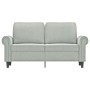 2 seater light gray velvet sofa 120 cm by , Sofas - Ref: Foro24-359519, Price: 274,91 €, Discount: %