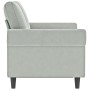 2 seater light gray velvet sofa 120 cm by , Sofas - Ref: Foro24-359519, Price: 274,91 €, Discount: %