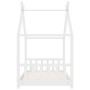 Children's bed frame solid white pine wood 70x140 cm by vidaXL, Cribs and beds for children - Ref: Foro24-283367, Price: 157,...