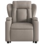 Sillón de masaje eléctrico reclinable elevable tela taupé by , Armchairs - Ref: Foro24-3204526, Price: 362,27 €, Discount: %