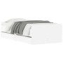 Estructura de cama con cajones blanco 75x190 cm de , Camas y somieres - Ref: Foro24-3207385, Precio: 133,51 €, Descuento: %