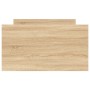 Sonoma oak bed frame with drawers 75x190 cm by , Beds and slatted bases - Ref: Foro24-3207387, Price: 117,53 €, Discount: %