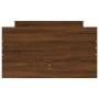 Estructura de cama con cajones roble marrón 75x190 cm de , Camas y somieres - Ref: Foro24-3207391, Precio: 130,06 €, Descuent...