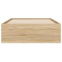 Cama con cajones madera ingeniería roble Sonoma 90x190 cm de , Camas y somieres - Ref: Foro24-3207324, Precio: 128,49 €, Desc...