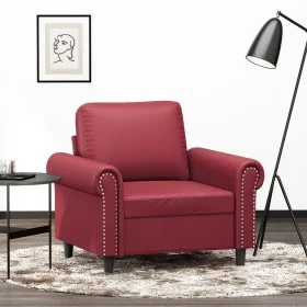 Kunstledersessel in Weinrot, 60 cm. von , Sofas - Ref: Foro24-359497, Preis: 168,61 €, Rabatt: %