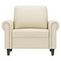 Kunstledersessel in Cremefarbe, 60 cm. von , Sofas - Ref: Foro24-359495, Preis: 171,30 €, Rabatt: %