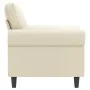 Sillón cuero sintético crema 60 cm by , Sofas - Ref: Foro24-359495, Price: 169,32 €, Discount: %