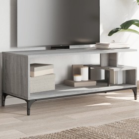 TV-Möbel aus Ingenieurholz und Stahl, Eiche, 102x40x41 cm. von , TV-Möbel - Ref: Foro24-842414, Preis: 58,67 €, Rabatt: %
