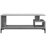 Mueble de TV madera de ingeniería y acero roble 102x40x41 cm de , Muebles TV - Ref: Foro24-842414, Precio: 58,61 €, Descuento: %