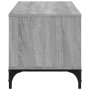 Mueble de TV madera de ingeniería y acero roble 102x40x41 cm de , Muebles TV - Ref: Foro24-842414, Precio: 58,61 €, Descuento: %