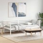 Sofá cama de madera maciza de pino blanco 100x200 cm de , Camas y somieres - Ref: Foro24-842875, Precio: 133,48 €, Descuento: %