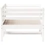 Sofá cama de madera maciza de pino blanco 100x200 cm de , Camas y somieres - Ref: Foro24-842875, Precio: 132,18 €, Descuento: %