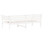 Sofá cama de madera maciza de pino blanco 100x200 cm de , Camas y somieres - Ref: Foro24-842875, Precio: 133,48 €, Descuento: %