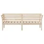 Schlafsofa aus massivem Kiefernholz, 75 x 190 cm von , Betten und Lattenroste - Ref: Foro24-842882, Preis: 104,79 €, Rabatt: %
