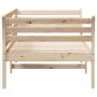 Sofá cama de madera maciza de pino 75x190 cm de , Camas y somieres - Ref: Foro24-842882, Precio: 103,81 €, Descuento: %