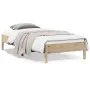 Solid pine wood bed frame 100x200 cm by , Beds and slatted bases - Ref: Foro24-842706, Price: 77,08 €, Discount: %