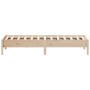 Solid pine wood bed frame 90x200 cm by , Beds and slatted bases - Ref: Foro24-842710, Price: 77,00 €, Discount: %