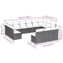 Set sofás de jardín con cojines 13 pzas ratán sintético beige by , Garden sets - Ref: Foro24-3250227, Price: 855,39 €, Discou...