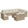Set sofás de jardín con cojines 13 pzas ratán sintético beige by , Garden sets - Ref: Foro24-3250317, Price: 903,33 €, Discou...