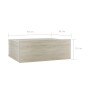 Mesita noche flotantes contrachapada color roble 40x30x15 cm de vidaXL, Mesitas de noche - Ref: Foro24-800312, Precio: 26,93 ...