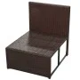 Set sofás de jardín 8 piezas y cojines ratán sintético marrón by , Garden sets - Ref: Foro24-42992, Price: 689,97 €, Discount: %