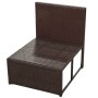 Set sofás de jardín 8 piezas y cojines ratán sintético marrón by , Garden sets - Ref: Foro24-42992, Price: 698,16 €, Discount: %