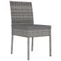 Gartenesszimmerstühle, 4 Stück, graues Kunststoff-Rattan von , Gartenstühle - Ref: Foro24-317169, Preis: 313,33 €, Rabatt: %