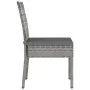Gartenesszimmerstühle, 4 Stück, graues Kunststoff-Rattan von , Gartenstühle - Ref: Foro24-317169, Preis: 313,33 €, Rabatt: %