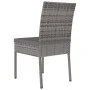 Gartenesszimmerstühle, 4 Stück, graues Kunststoff-Rattan von , Gartenstühle - Ref: Foro24-317169, Preis: 313,33 €, Rabatt: %