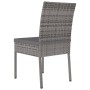 Sillas de comedor de jardín 4 unidades ratán sintético gris by , Garden chairs - Ref: Foro24-317169, Price: 318,96 €, Discoun...