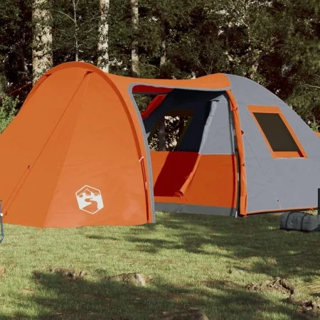 Tienda familiar con cúpula para 6 personas impermeable naranja by , tents - Ref: Foro24-94355, Price: 152,93 €, Discount: %