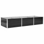 Arriate de acero galvanizado gris antracita 240x80x45 cm de vidaXL, Maceteros y jardineras - Ref: Foro24-45727, Precio: 96,01...