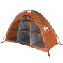 Lagerregal mit 9 wasserdichten Fächern in Grau und Orange. von , Zelte - Ref: Foro24-94376, Preis: 29,10 €, Rabatt: %
