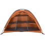 Lagerregal mit 9 wasserdichten Fächern in Grau und Orange. von , Zelte - Ref: Foro24-94376, Preis: 29,10 €, Rabatt: %
