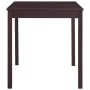 7-piece dark brown pine wood dining set by vidaXL, Furniture sets for kitchens and dining rooms - Ref: Foro24-283377, Price: ...