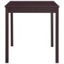 7-teiliges Ess-Set aus dunkelbraunem Kiefernholz von vidaXL, Möbelsets für Küchen und Esszimmer - Ref: Foro24-283377, Preis: ...