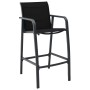 Hohe Gartenstühle 2 Einheiten Textilene schwarz von , Gartenstühle - Ref: Foro24-48116, Preis: 179,36 €, Rabatt: %