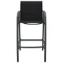 Sillas altas de jardín 2 unidades textilene negro de , Sillas de jardín - Ref: Foro24-48116, Precio: 176,38 €, Descuento: %