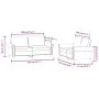 Set von Sofas mit 2 Stück dunkelgrauen Samtkissen von , Sofas - Ref: Foro24-3202211, Preis: 478,80 €, Rabatt: %
