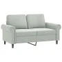 Two-piece light gray velvet sofa set with cushions by , Sofas - Ref: Foro24-3202230, Price: 463,93 €, Discount: %