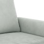 Sofagarnitur mit 2 Stück hellgrauen Samtkissen von , Sofas - Ref: Foro24-3202230, Preis: 514,87 €, Rabatt: %