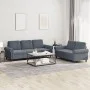 Set von Sofas mit 2 Stück dunkelgrauen Samtkissen von , Sofas - Ref: Foro24-3202251, Preis: 539,28 €, Rabatt: %