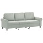 Sofagarnitur mit 2 Stück hellgrauen Samtkissen von , Sofas - Ref: Foro24-3202270, Preis: 570,30 €, Rabatt: %