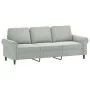 Two-piece light gray velvet sofa set with cushions by , Sofas - Ref: Foro24-3202270, Price: 560,84 €, Discount: %