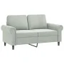 Two-piece light gray velvet sofa set with cushions by , Sofas - Ref: Foro24-3202270, Price: 560,84 €, Discount: %